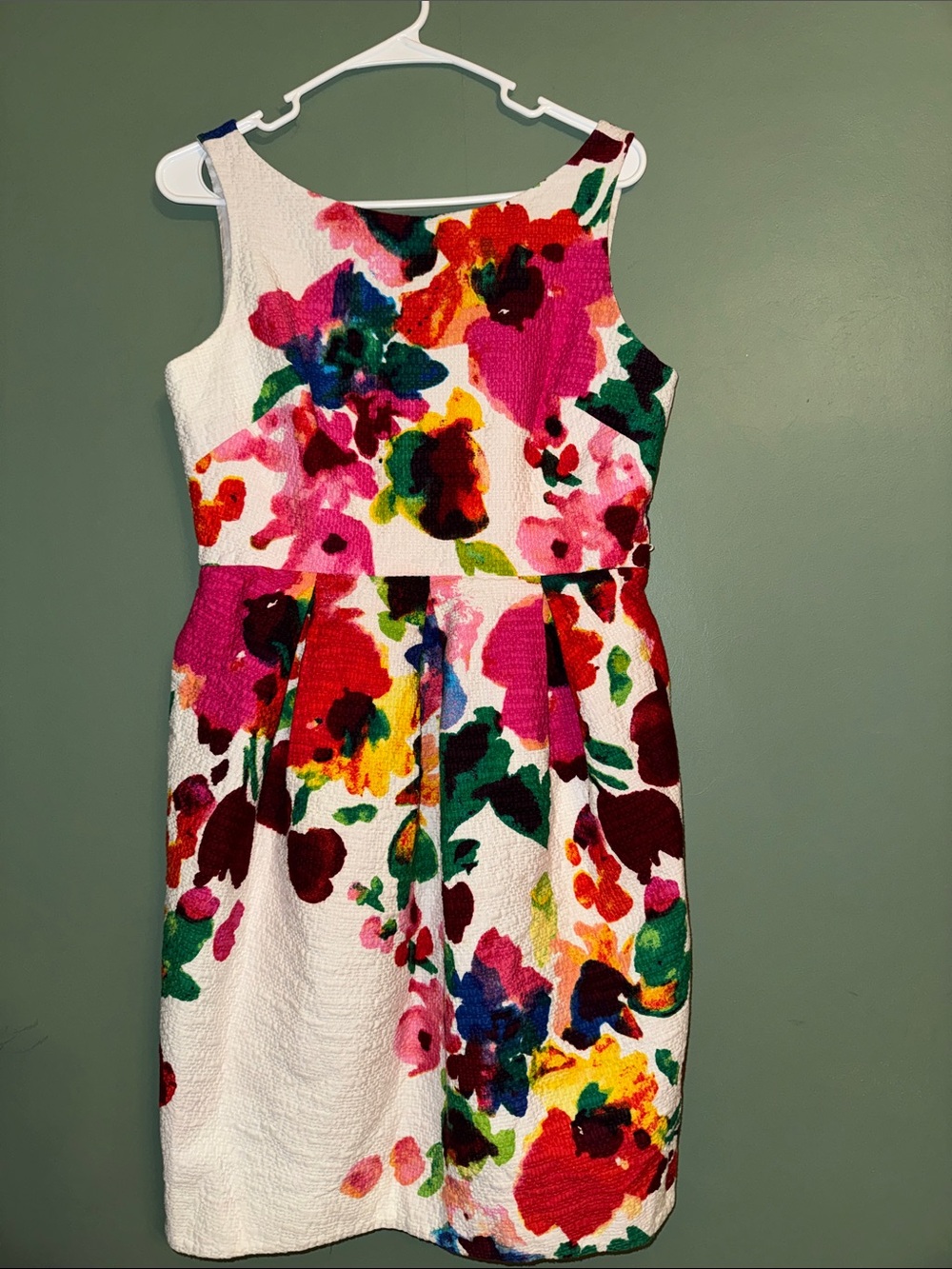 Eliza J Watercolor Print Dress 12 Workwear Wedding Guest
